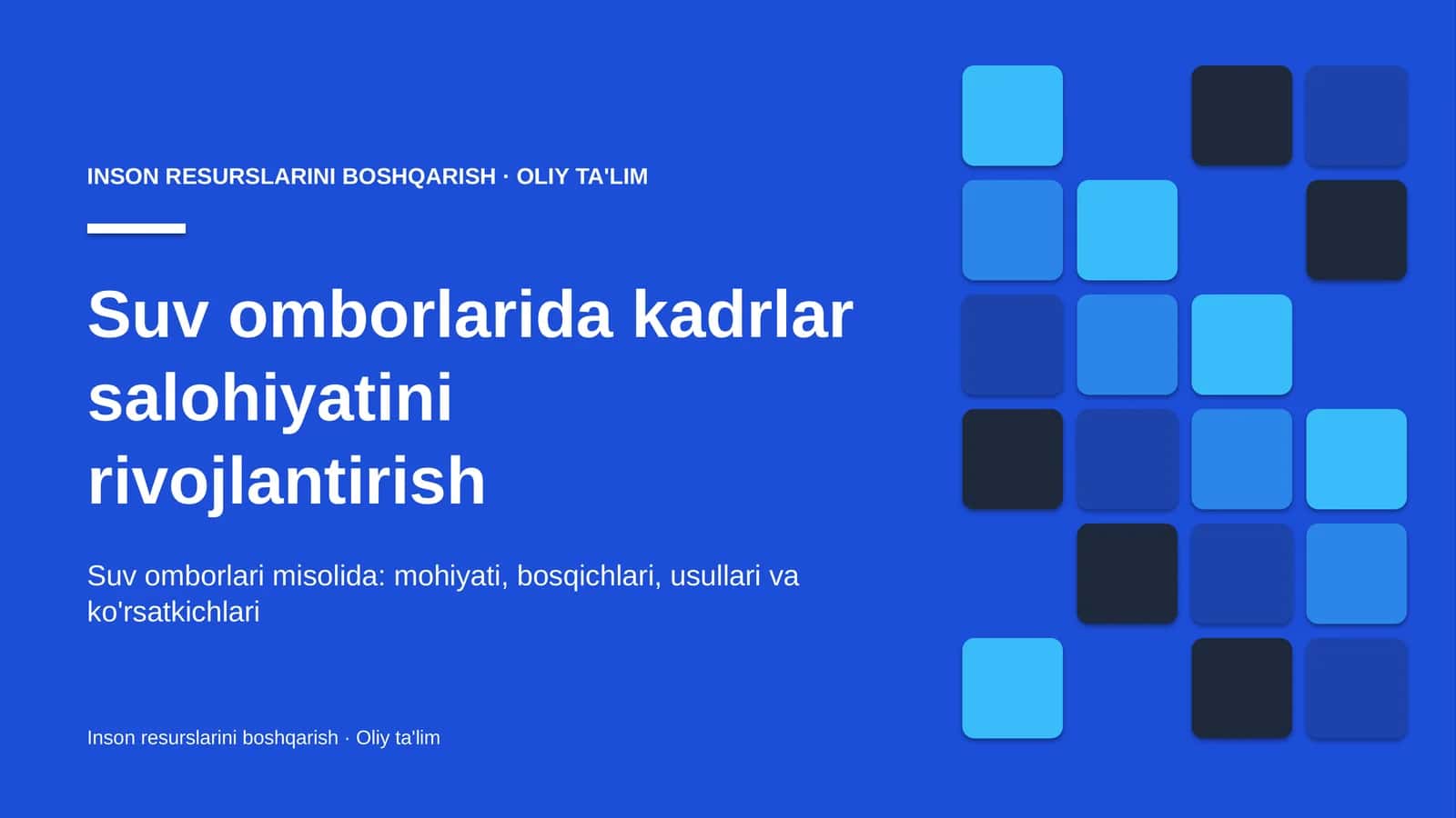 suv omborlarida kadrlar salohiyatini rivojlantirish 1595