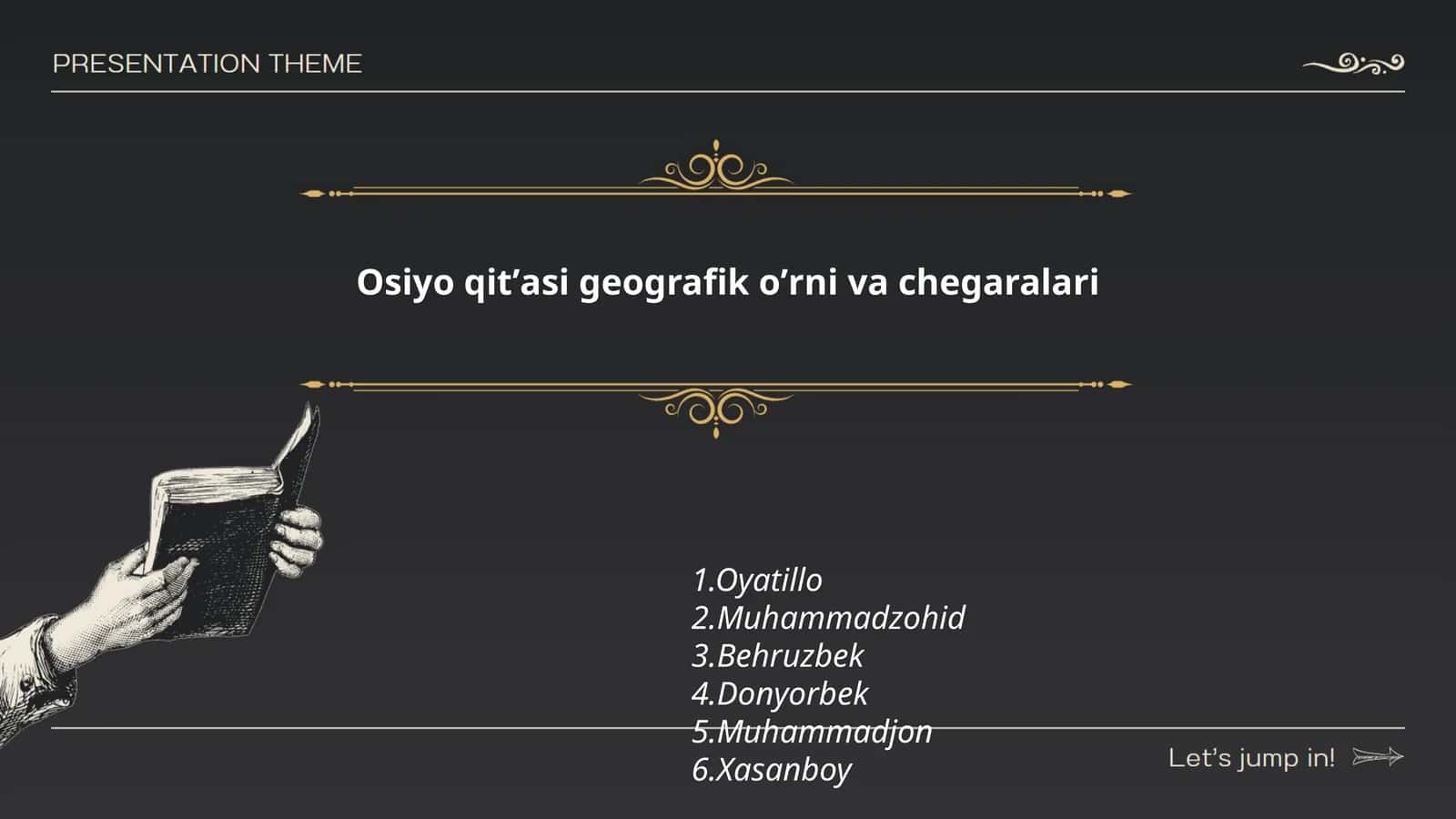 Osiyo qitʼasi geografik oʼrni va chegaralari