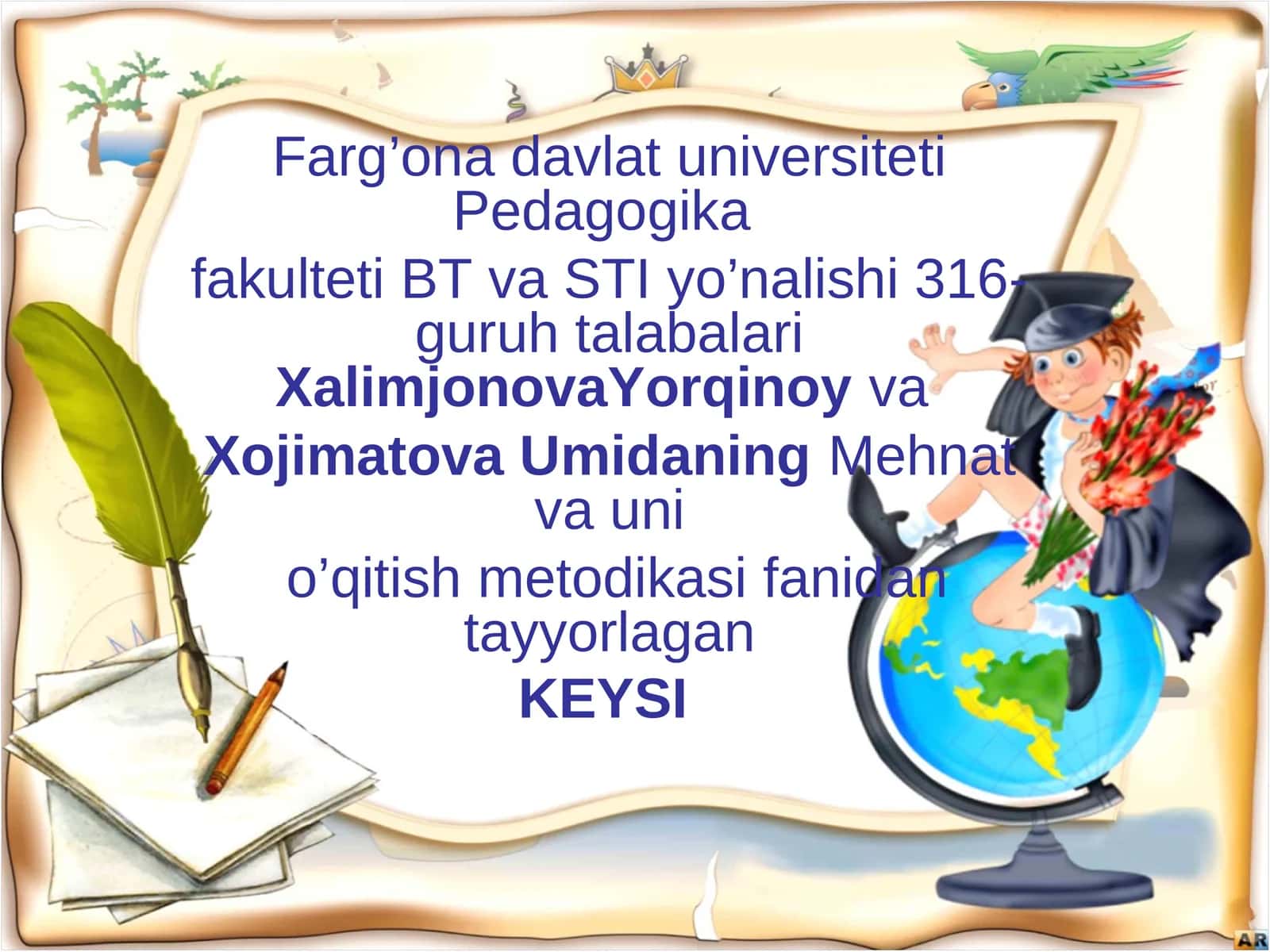 MEHNAT DARSINI BOSHLANTIRISH METODIKASI