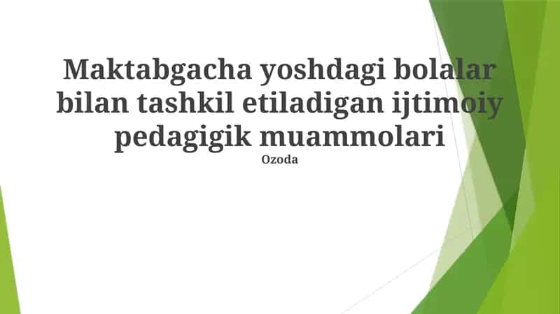 Yosh bolalardagi xavotir va qo'rqinch