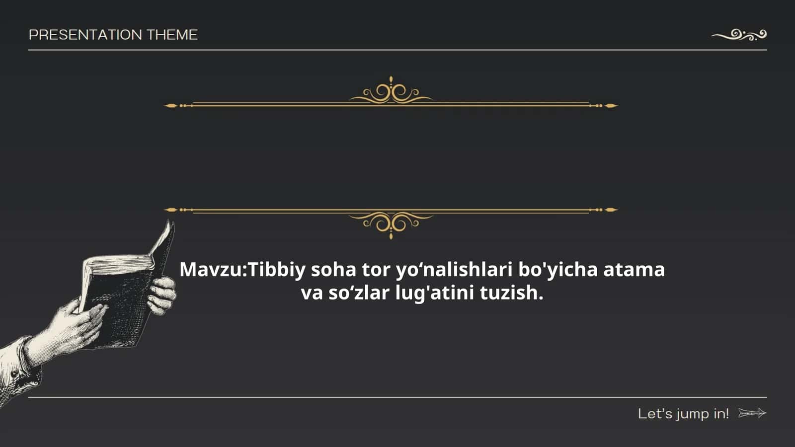 Tibbiy atamalar lug`atini tuzish
