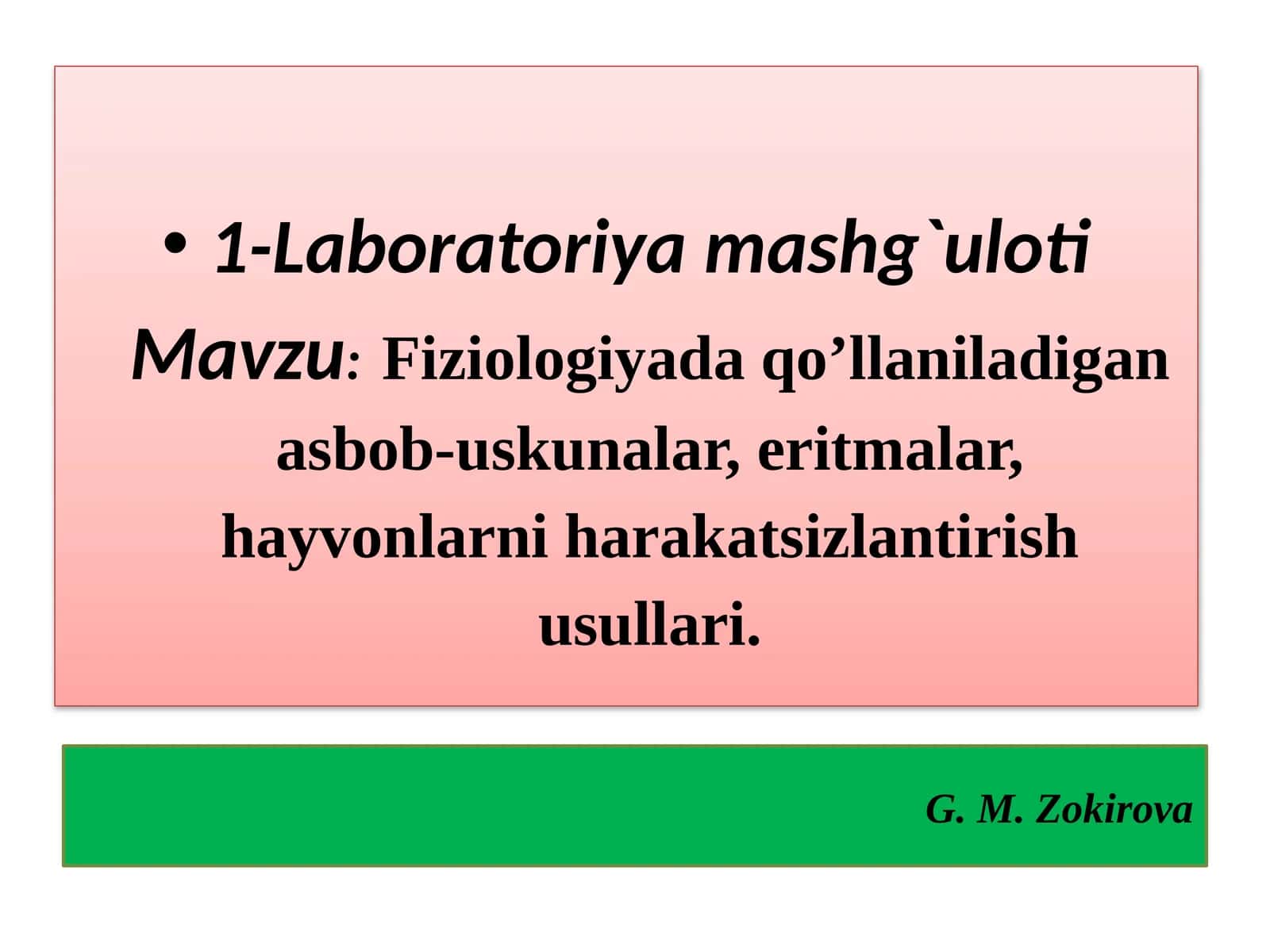 Fiziologiyada qoʻllaniladigan asbob-uskunalar 1