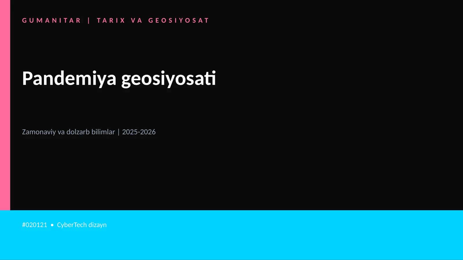 Pandemiya geosiyosati