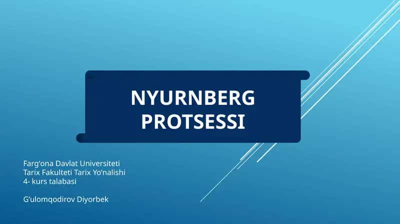 Nyurnberg protsessi