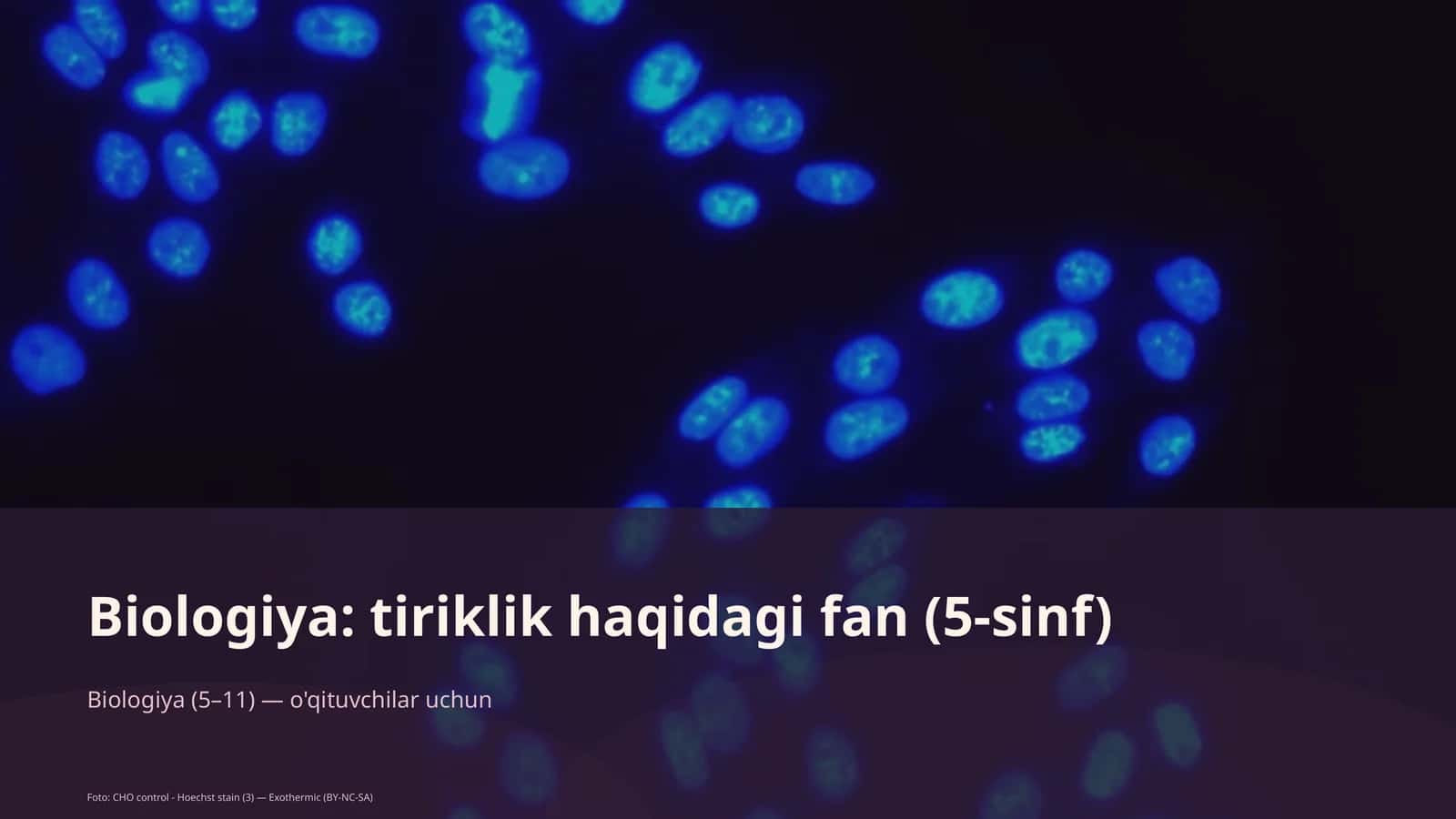 Biologiya: tiriklik haqidagi fan (5-sinf)