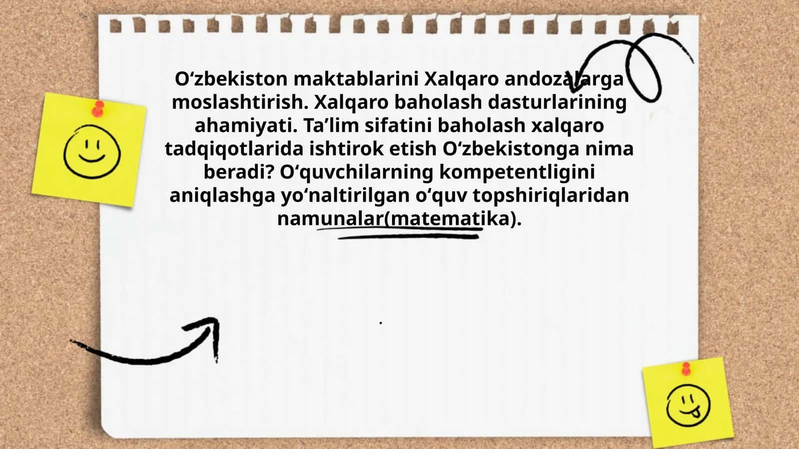 Oʻzbekiston maktablarini Xalqaro andozalarga moslashtirish