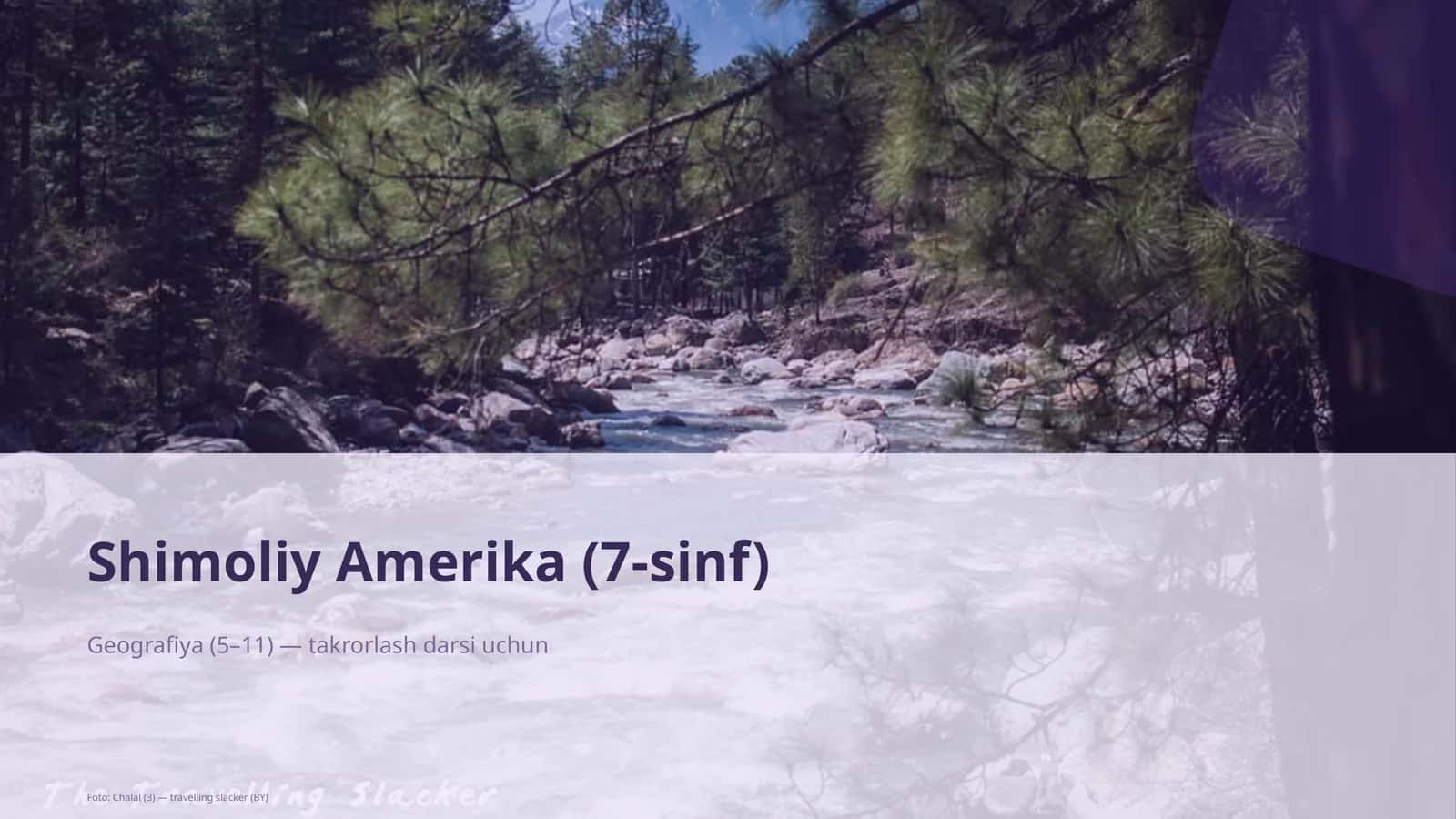 Shimoliy Amerika (7-sinf)