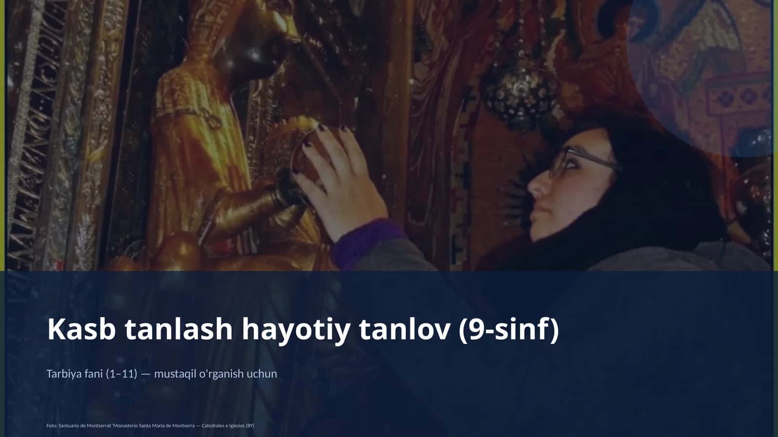 Kasb tanlash hayotiy tanlov (9-sinf)