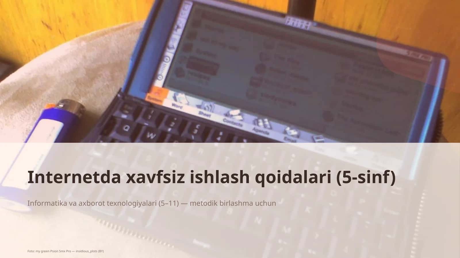 Internetda xavfsiz ishlash qoidalari (5-sinf)