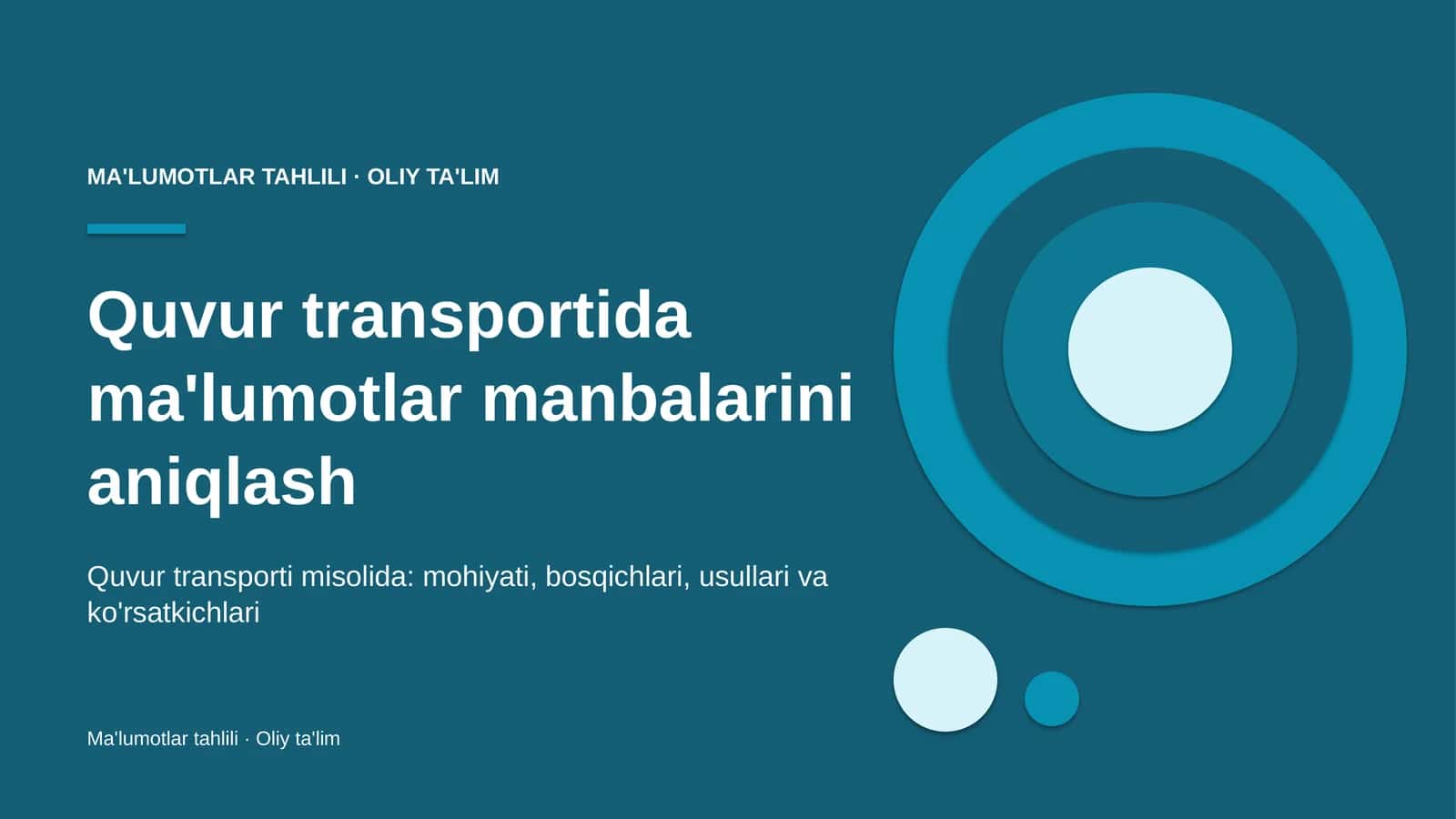 quvur transportida ma'lumotlar manbalarini aniqlash 4418