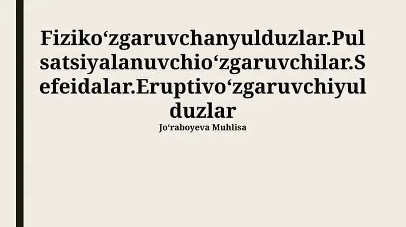 RR Lyrae Yulduzlari