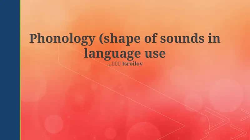 Phonology