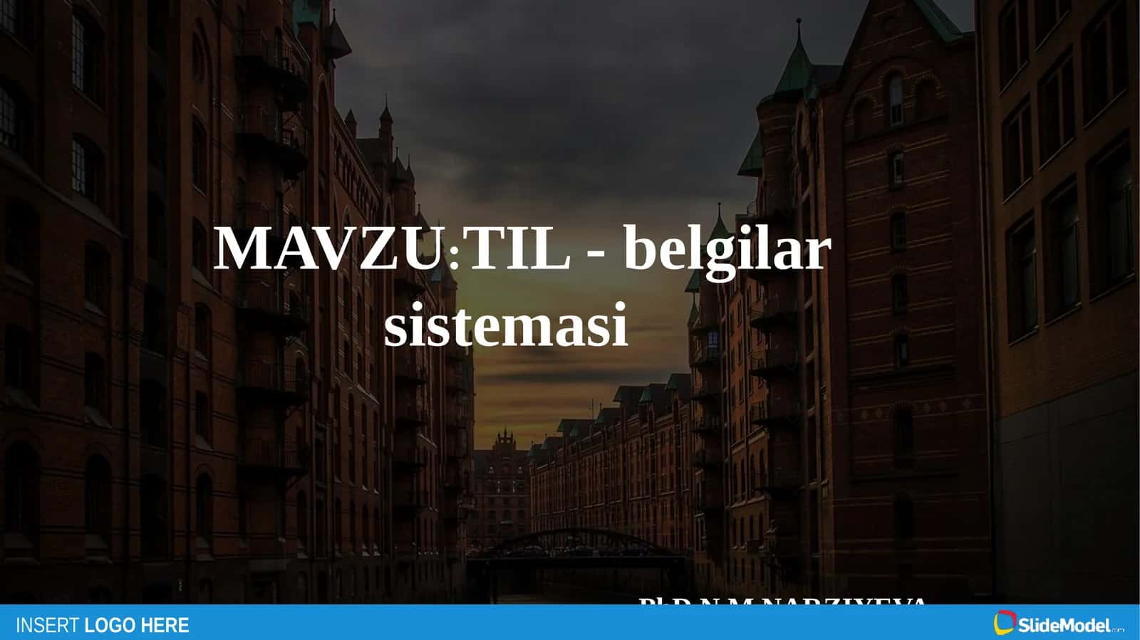 TIL - belgilar sistemasi