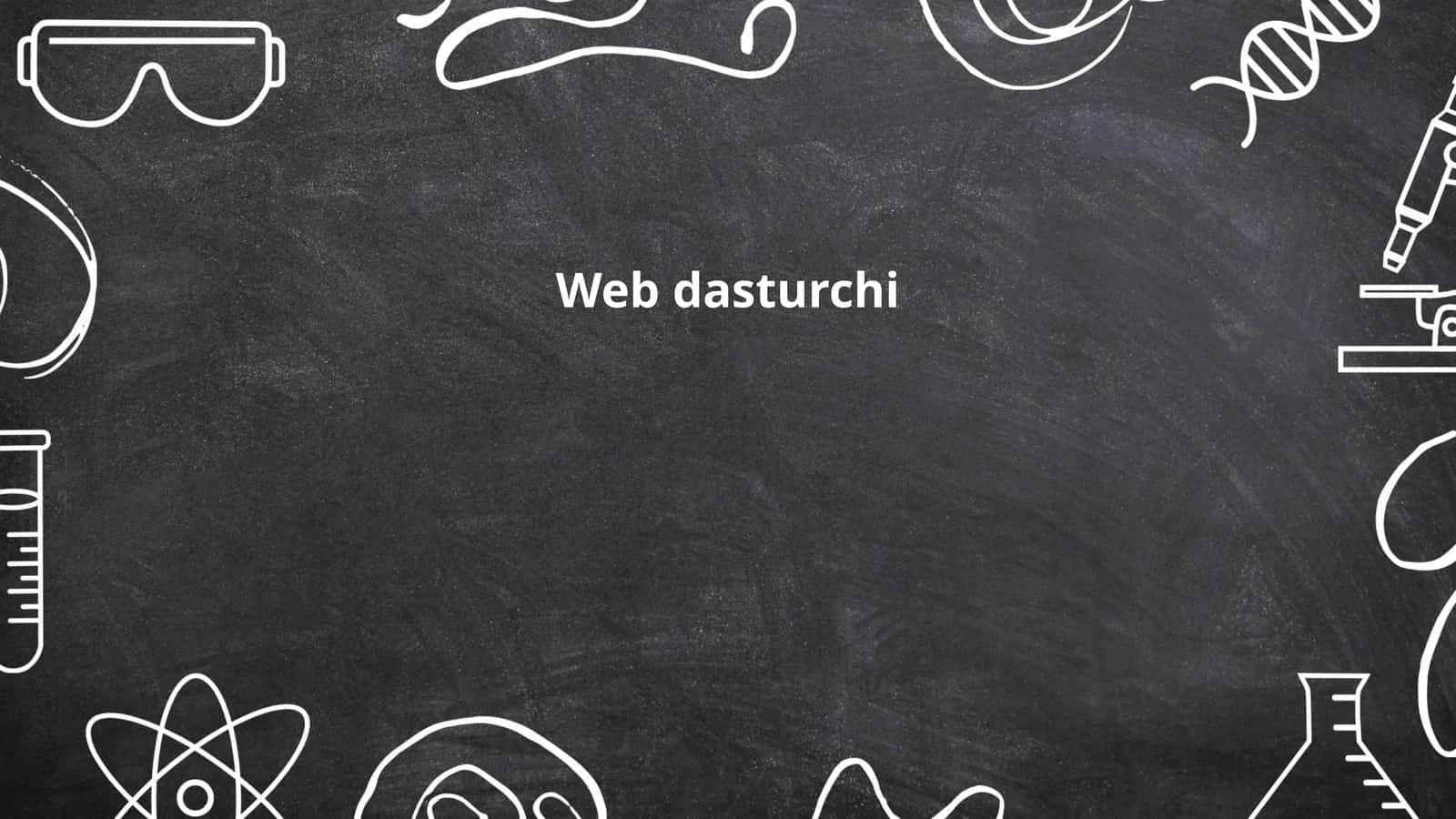 Veb dasturlash asoslari