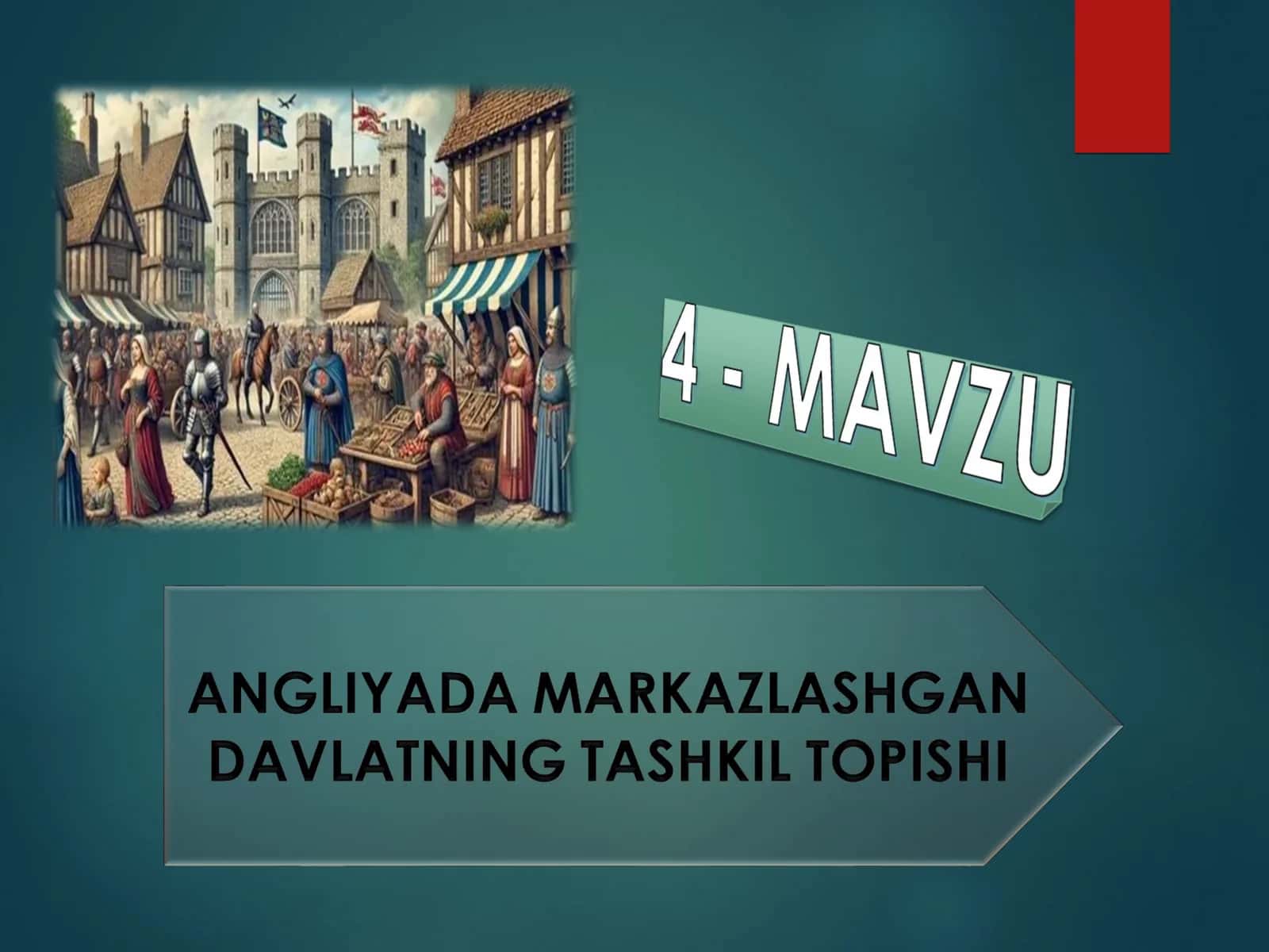 8-sinf Jahon tarixi 4-mavzu