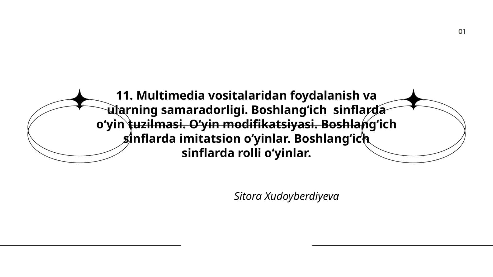 Multimedia vositalaridan foydalanish va ularning samaradorligi