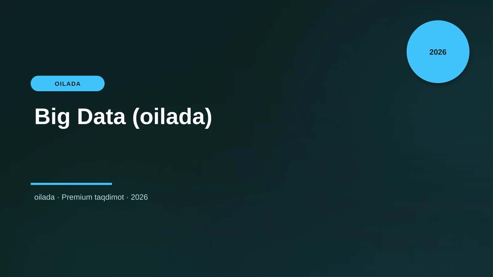 Big Data (oilada)