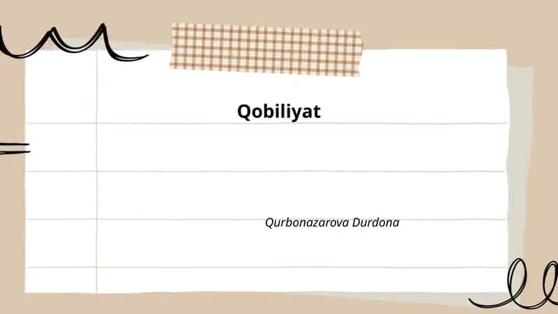 Qobiliyat