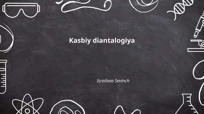Kasbiy diantalogiya