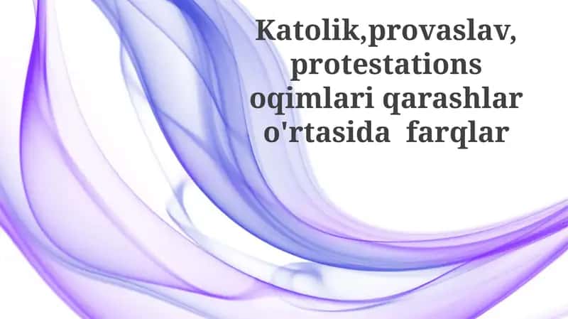 Tarixiy kelib chiqish va cherkov tuzilishi