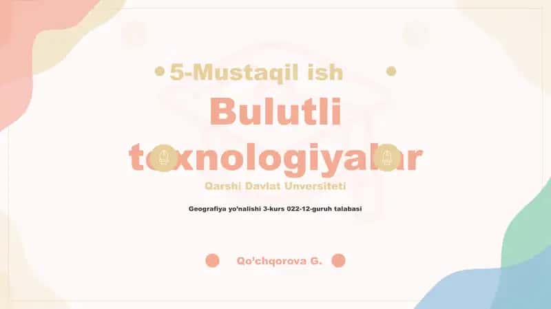 Bulutli texnologiyalar