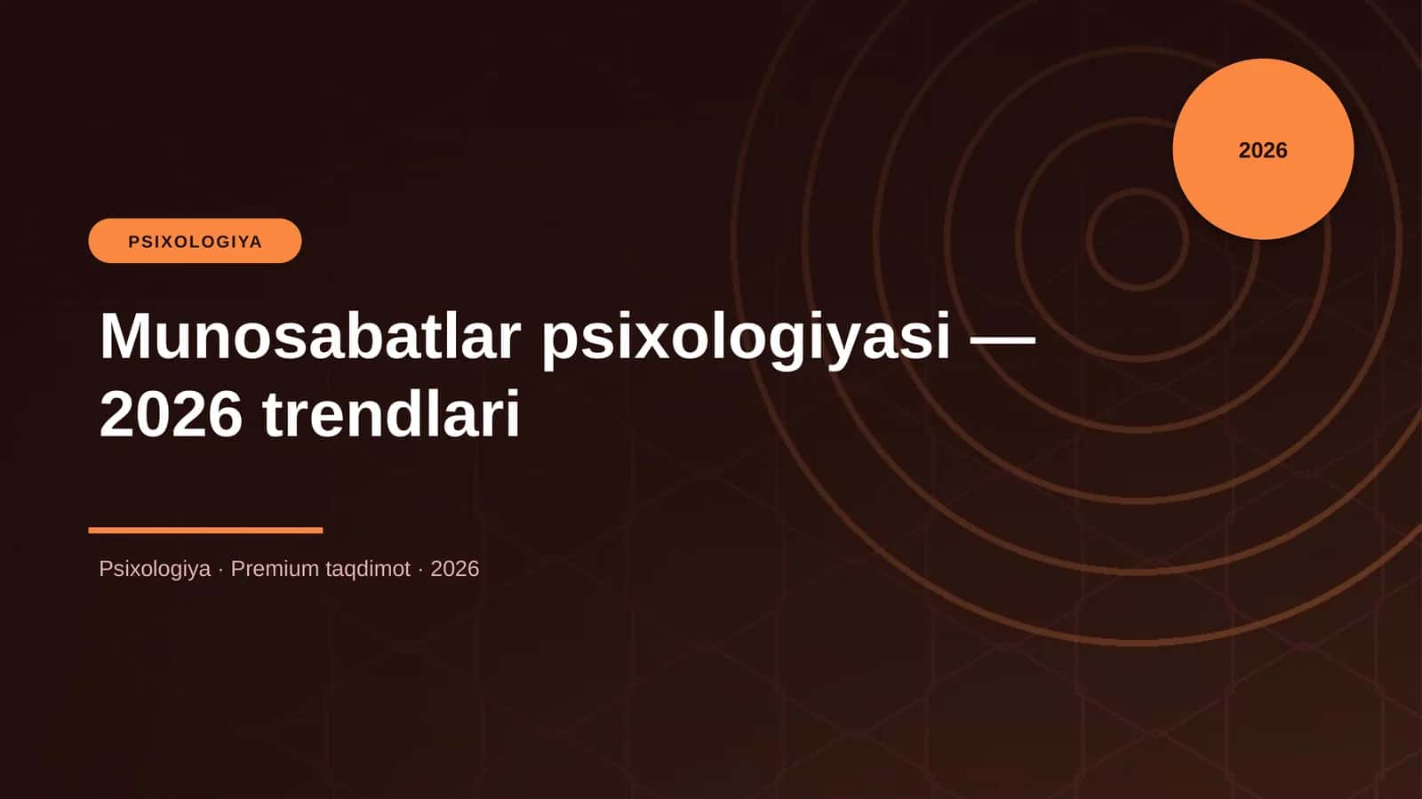 Munosabatlar psixologiyasi — 2026 trendlari
