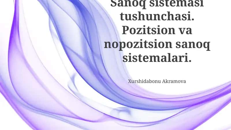 Son Sistemalariga Kirish