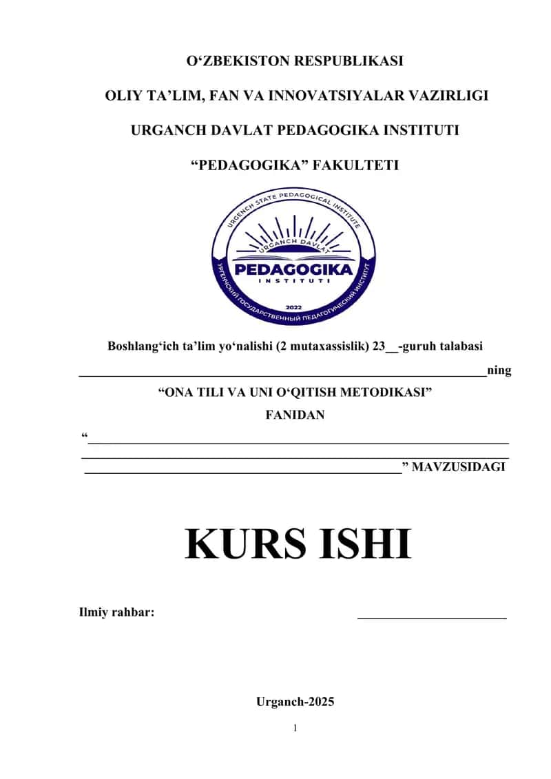 1-2 sinflarda Grammatika va imlo o'rgatish jarayonida muammoli talim elementlaridan foydalanish