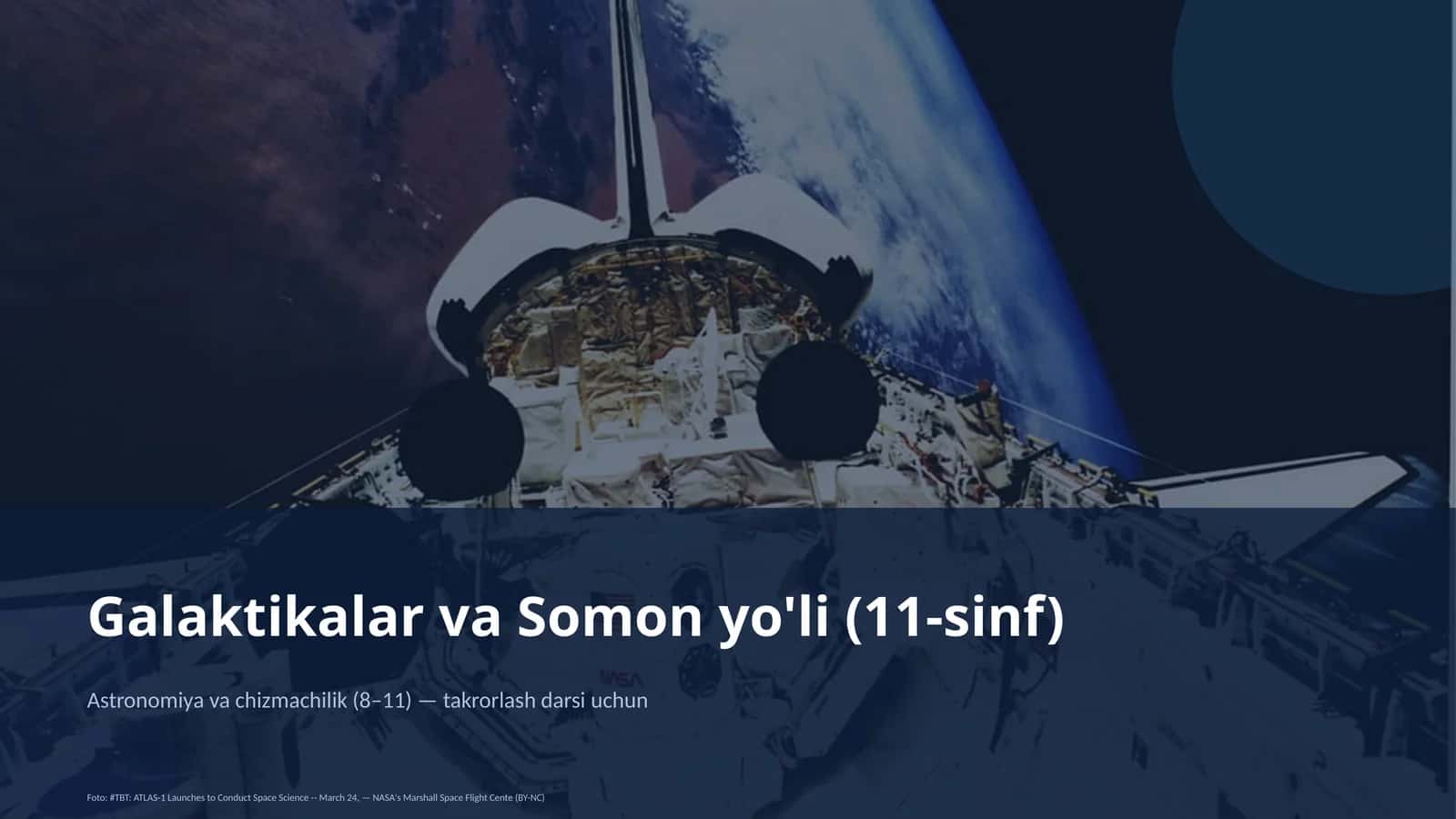 Galaktikalar va Somon yo'li (11-sinf)