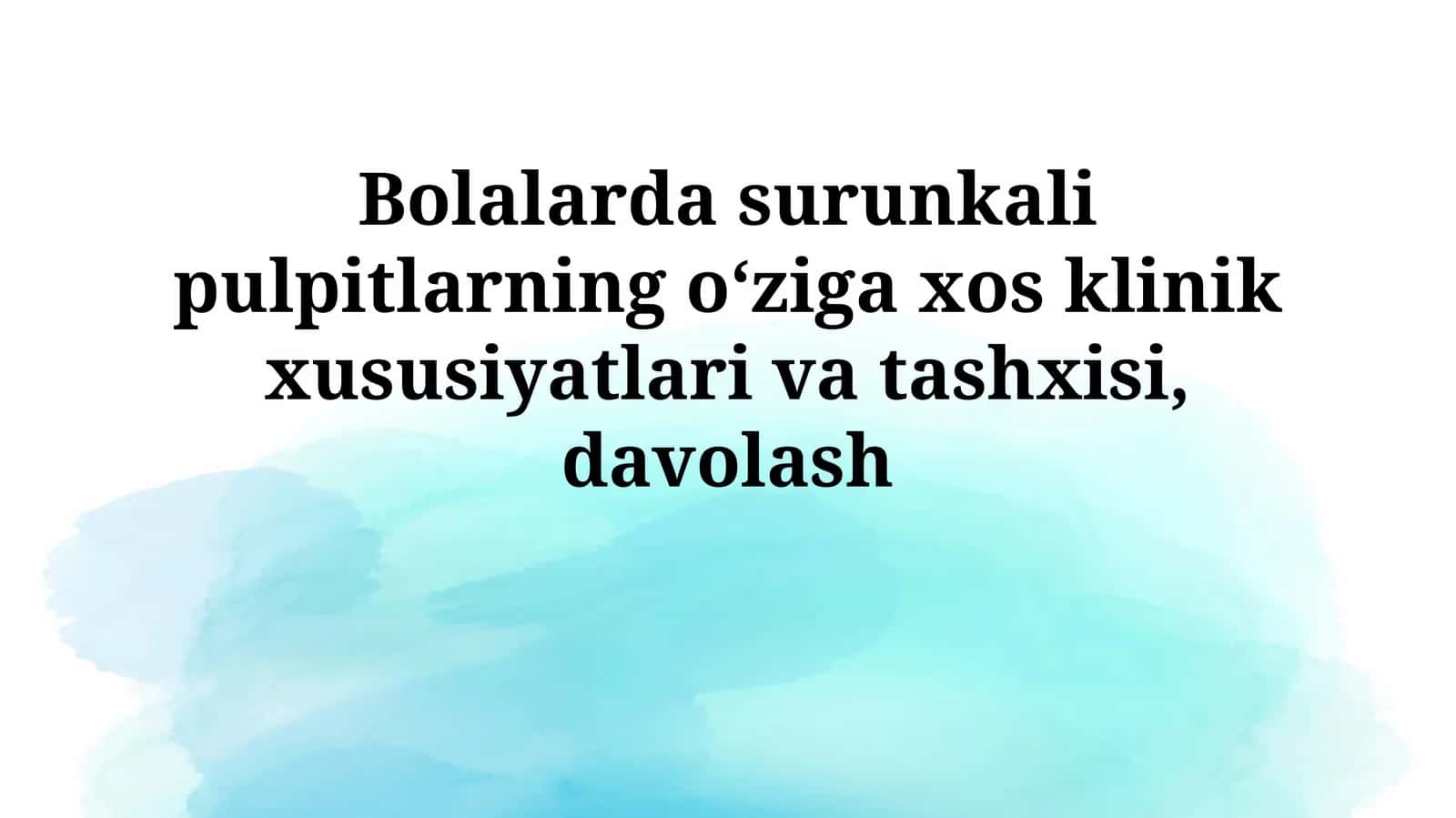 Surunkali pulpitlar