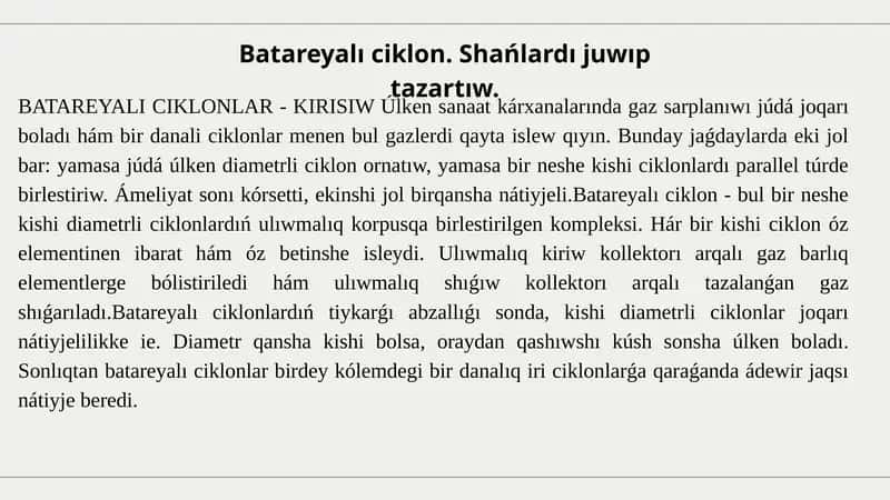 Batareyalı ciklon