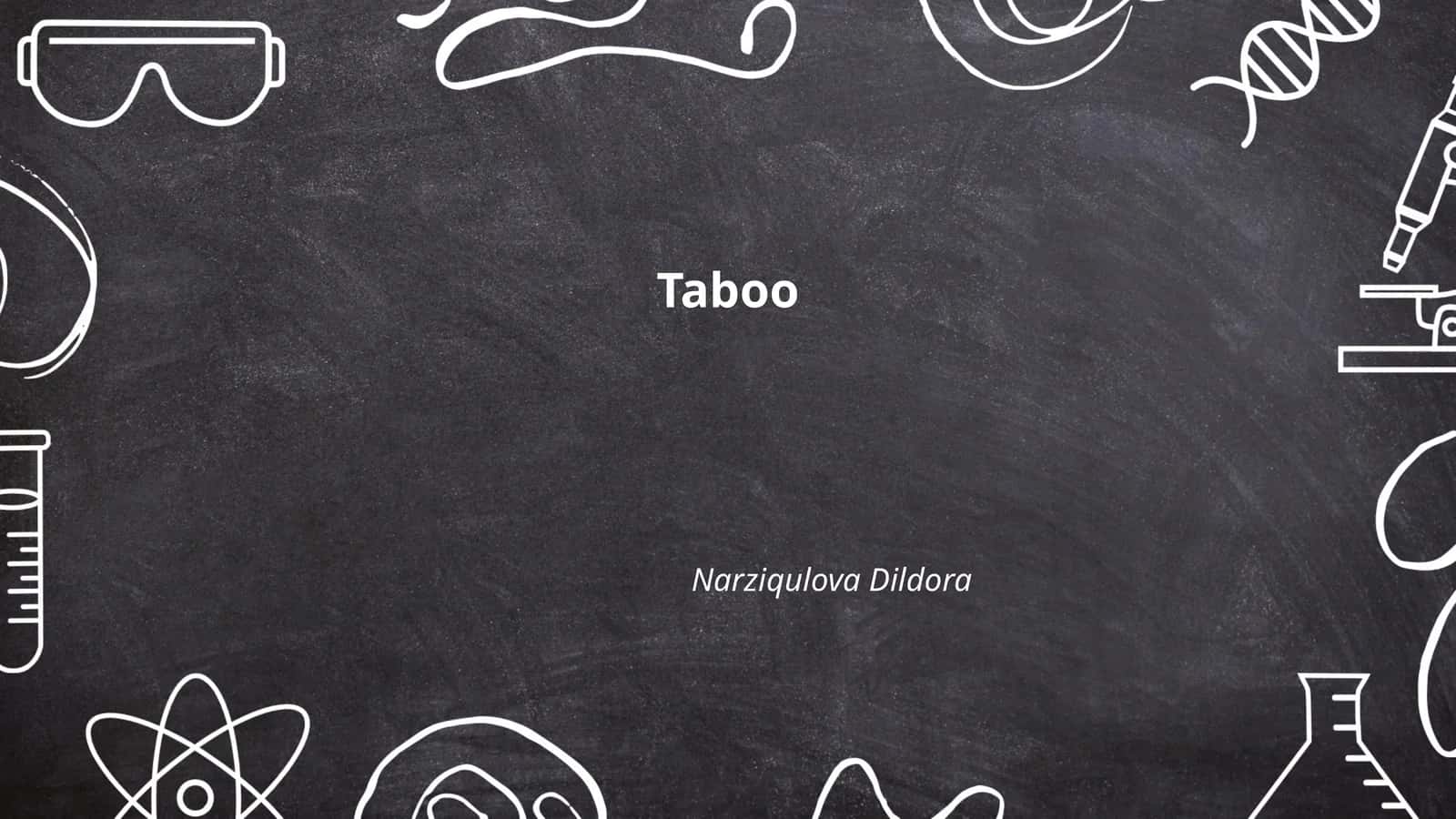 Taboo