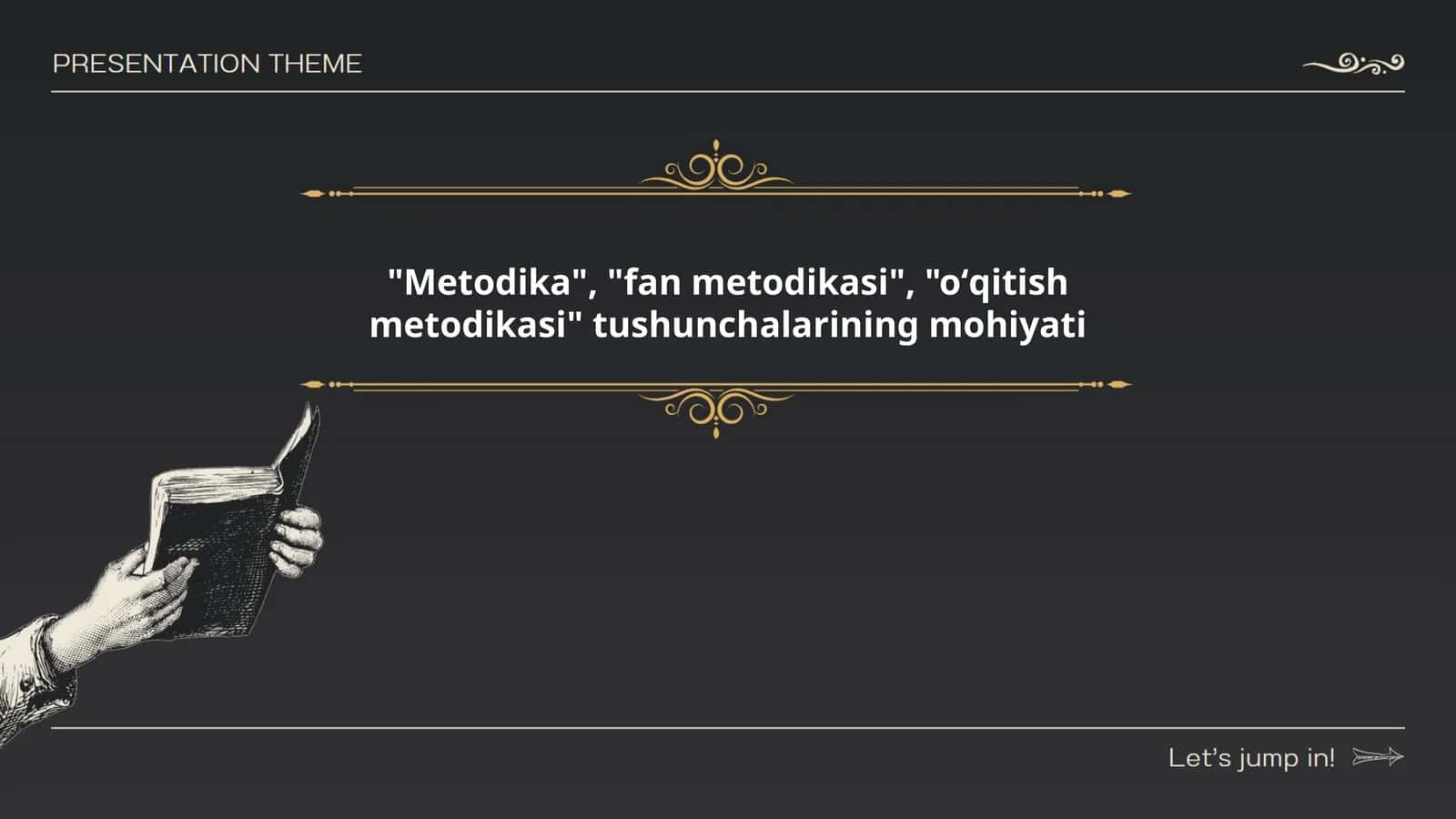 "Metodika", "fan metodikasi", "oʻqitish metodikasi" tushunchalarining mohiyati