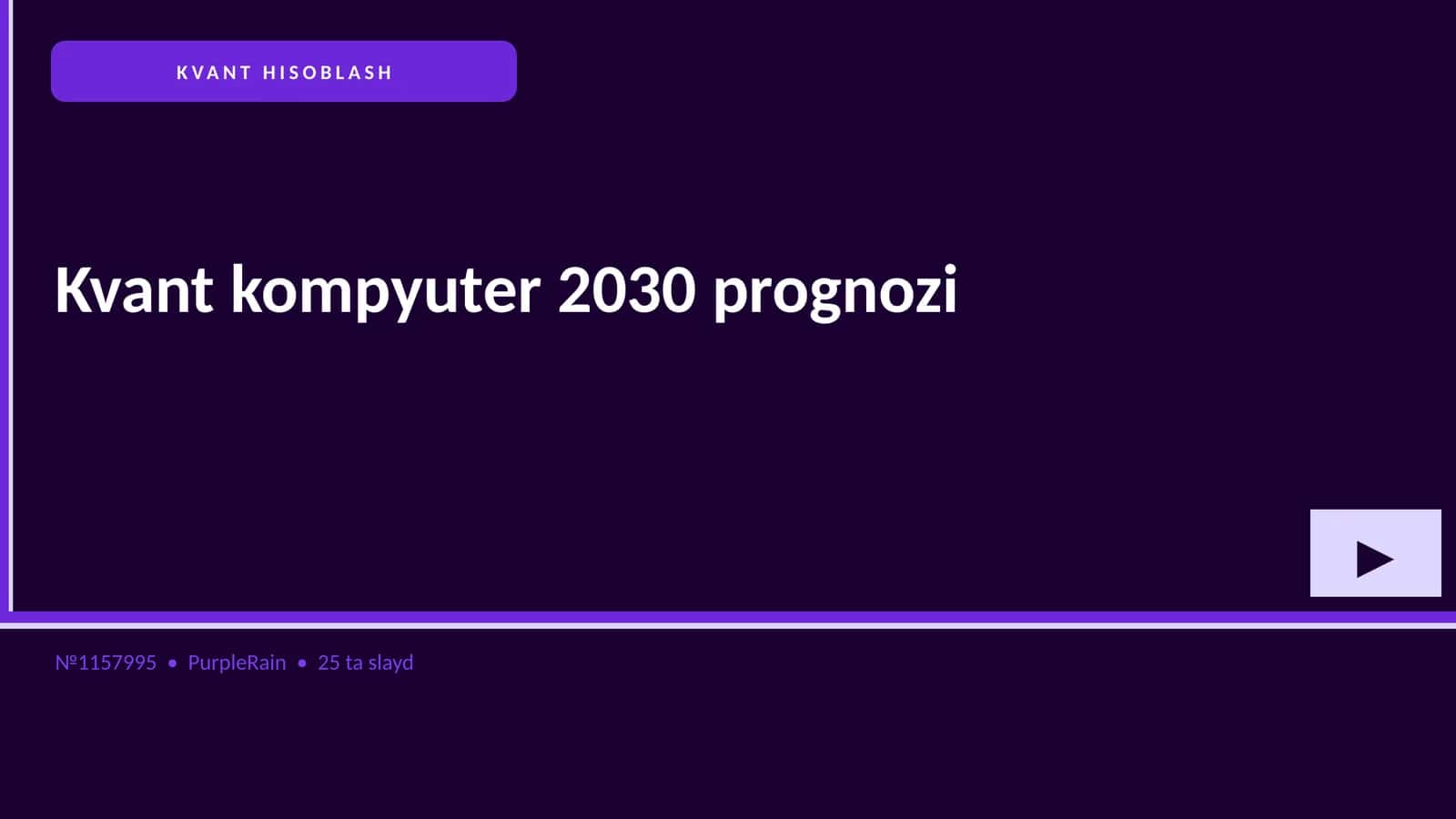 Kvant kompyuter 2030 prognozi