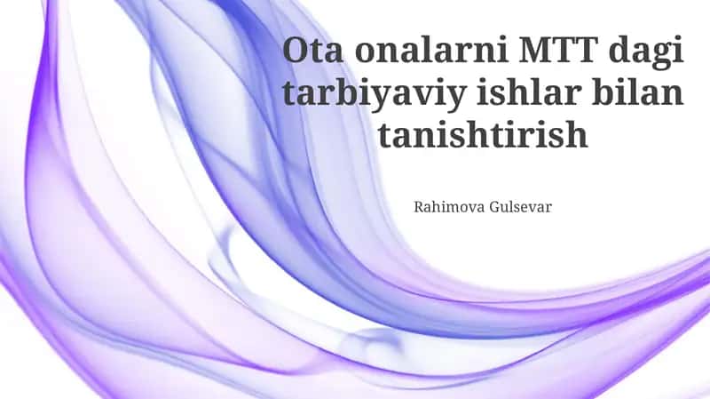 Bog'chadagi ta'lim faoliyati: Maqsadlar, dastur va uslublar