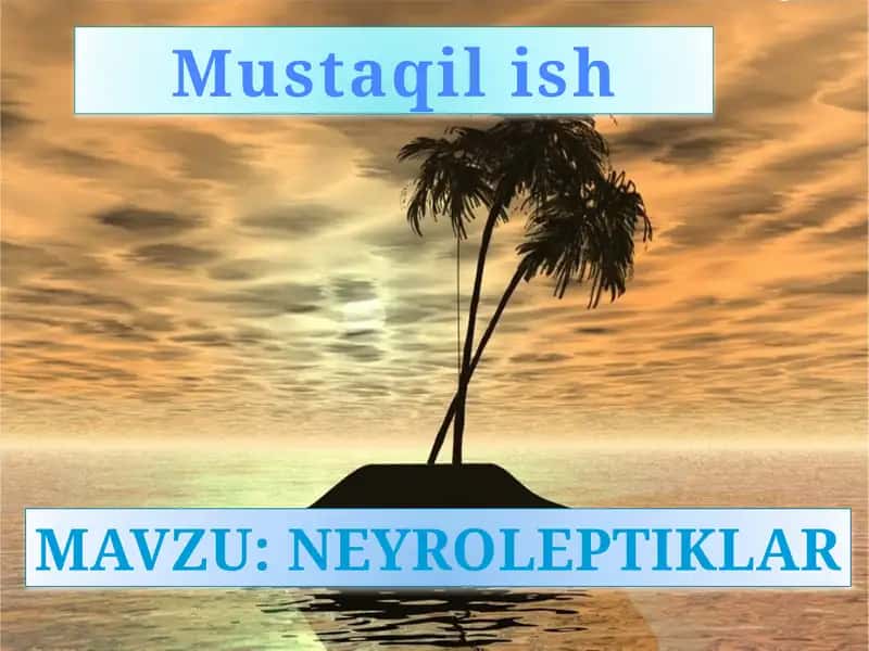 Neyroleptiklar