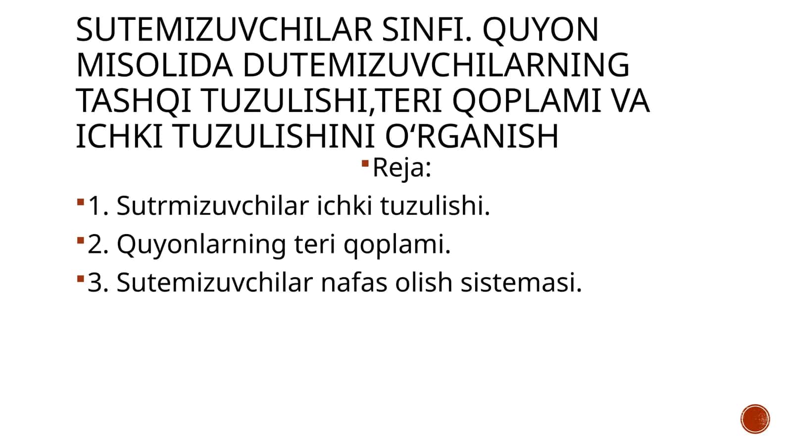 Sutemizuvchilar sinfi
