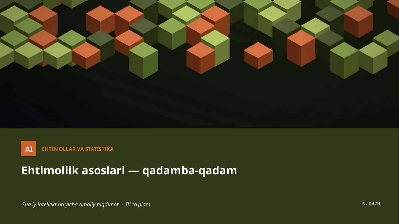 Ehtimollr va statistika