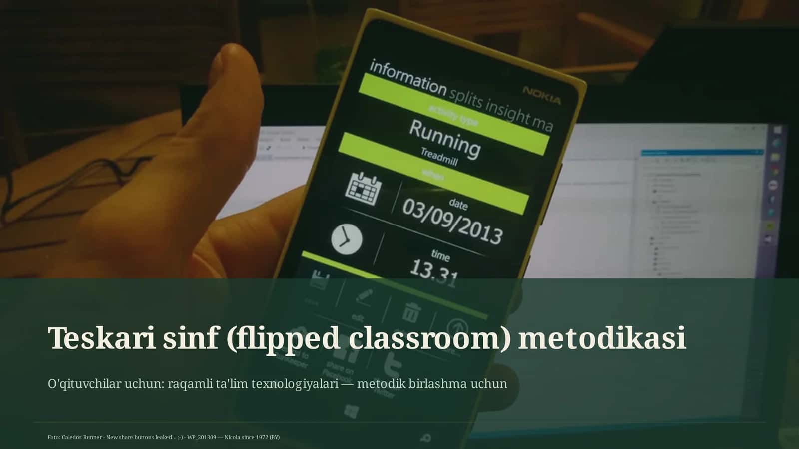 Teskari sinf (flipped classroom) metodikasi