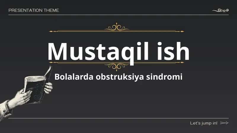 Bolalarda obstruksiya sindromi