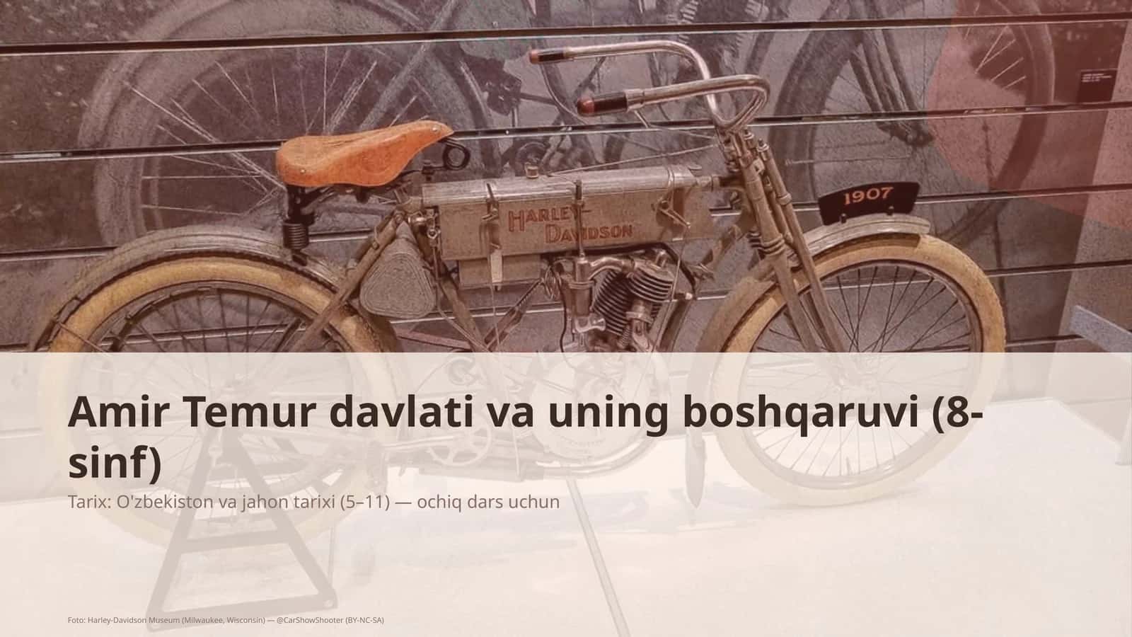 Amir Temur davlati va uning boshqaruvi (8-sinf)
