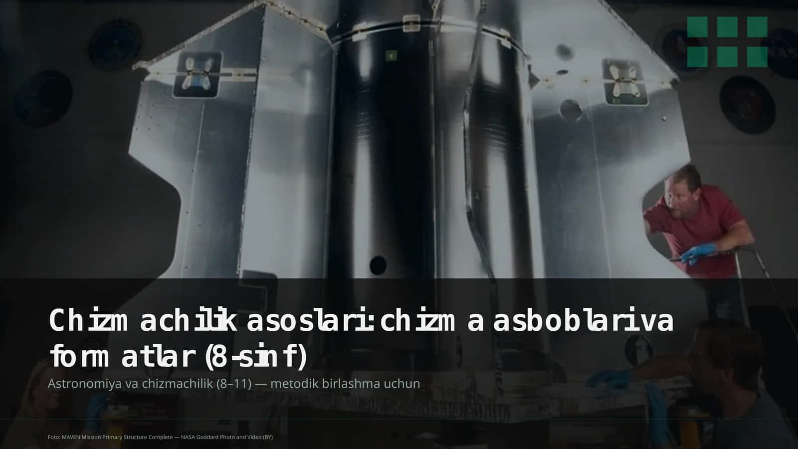 Chizmachilik asoslari: chizma asboblari va formatlar (8-sinf)