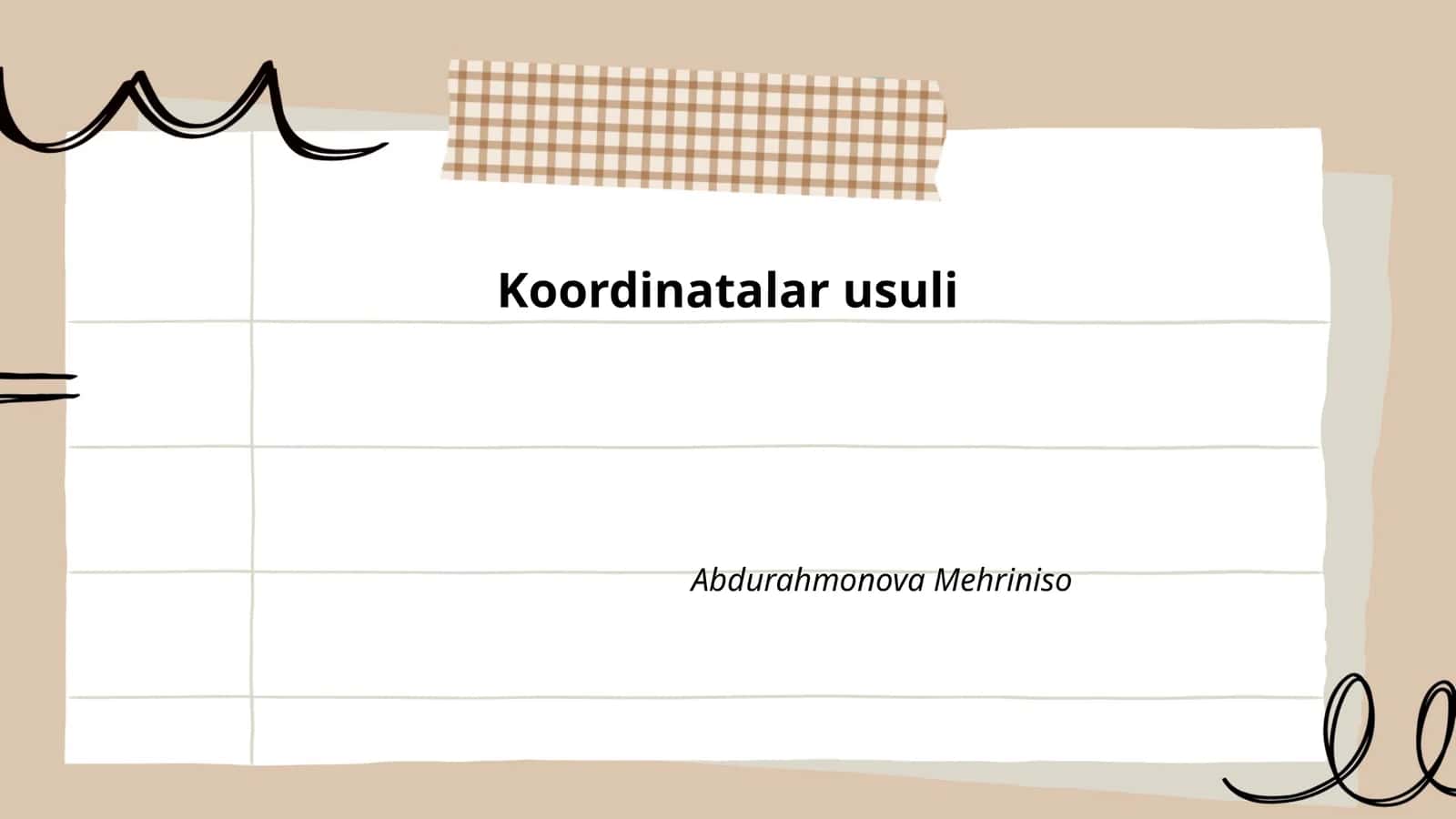Koordinatalar usuli