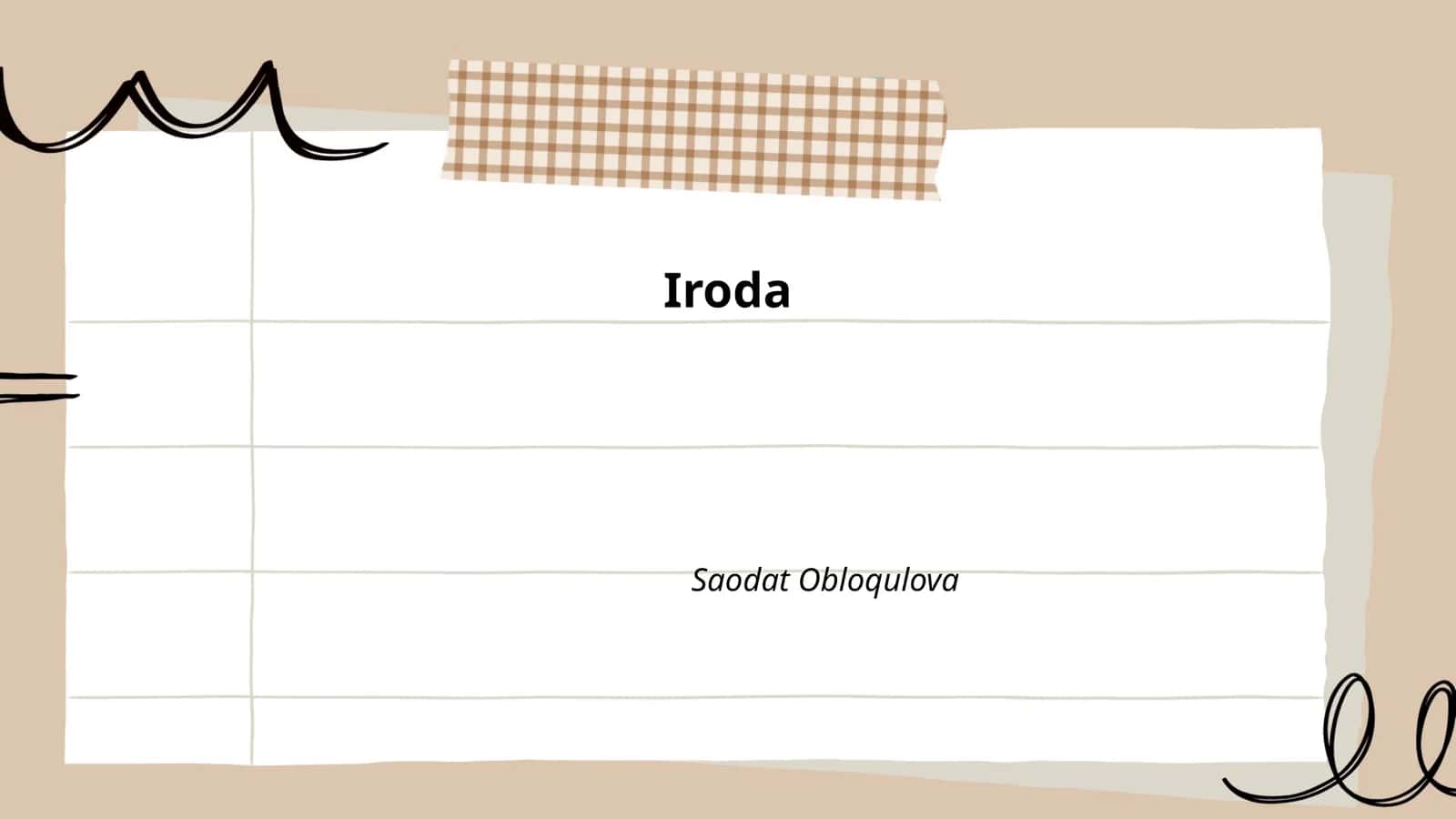 Iroda va rahbarlik