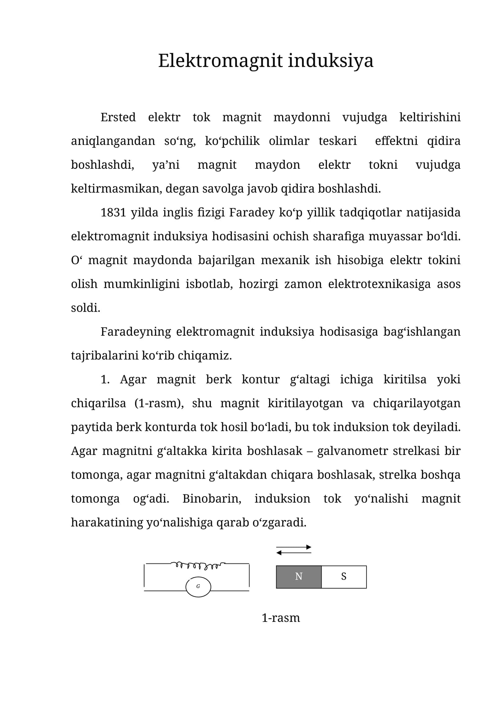 Elektromagnit induksiya
