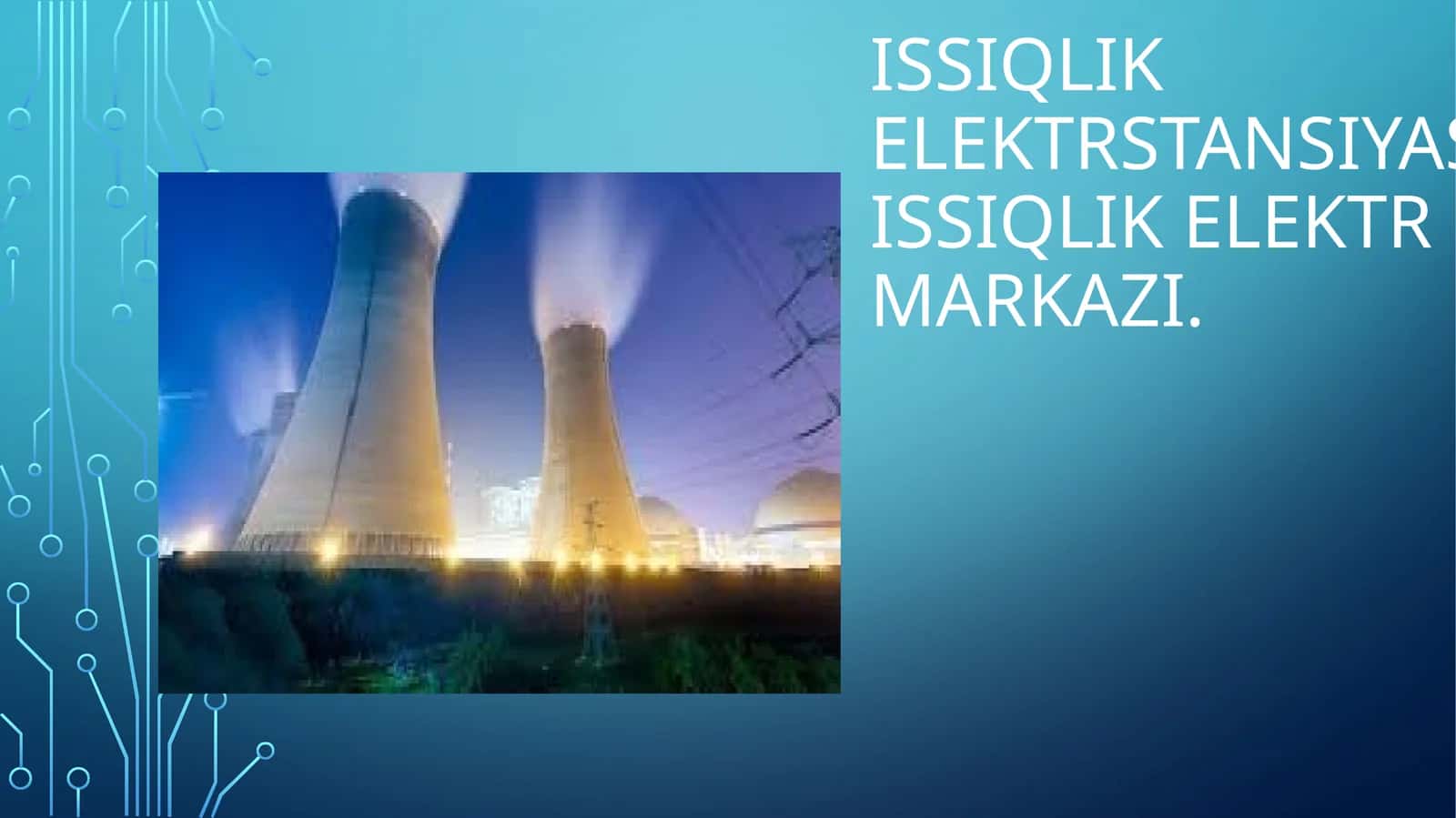Issiqlik elektr markazi