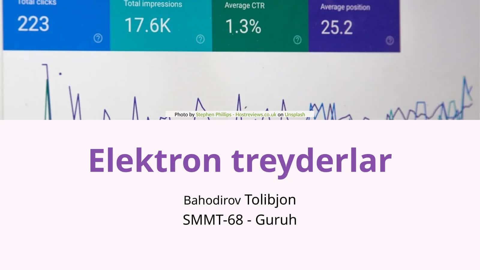 Elektron treyderlar