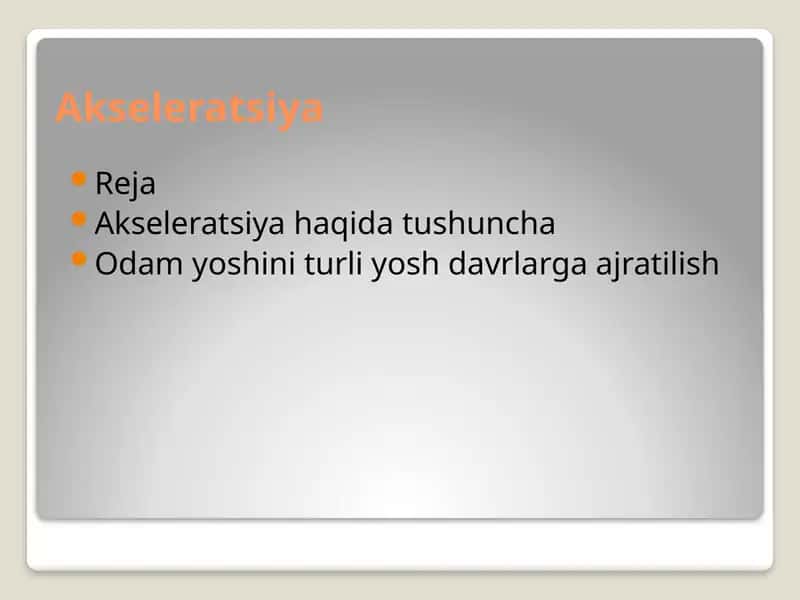Akseleratsiya