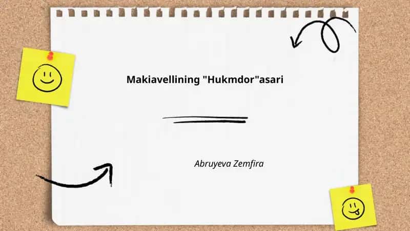 Makiavellining "Hukmdor"asari