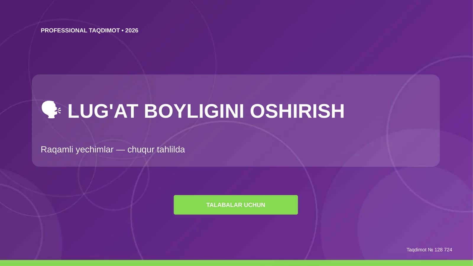 Lug'at Boyligini Oshirish: Raqamli Yechimlar